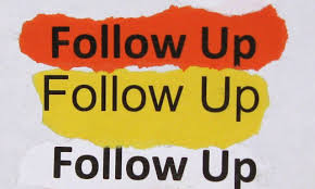 Sunday School Guest Follow up Matters