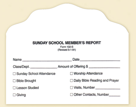 Reporting Sunday School Discipleship, Part 1